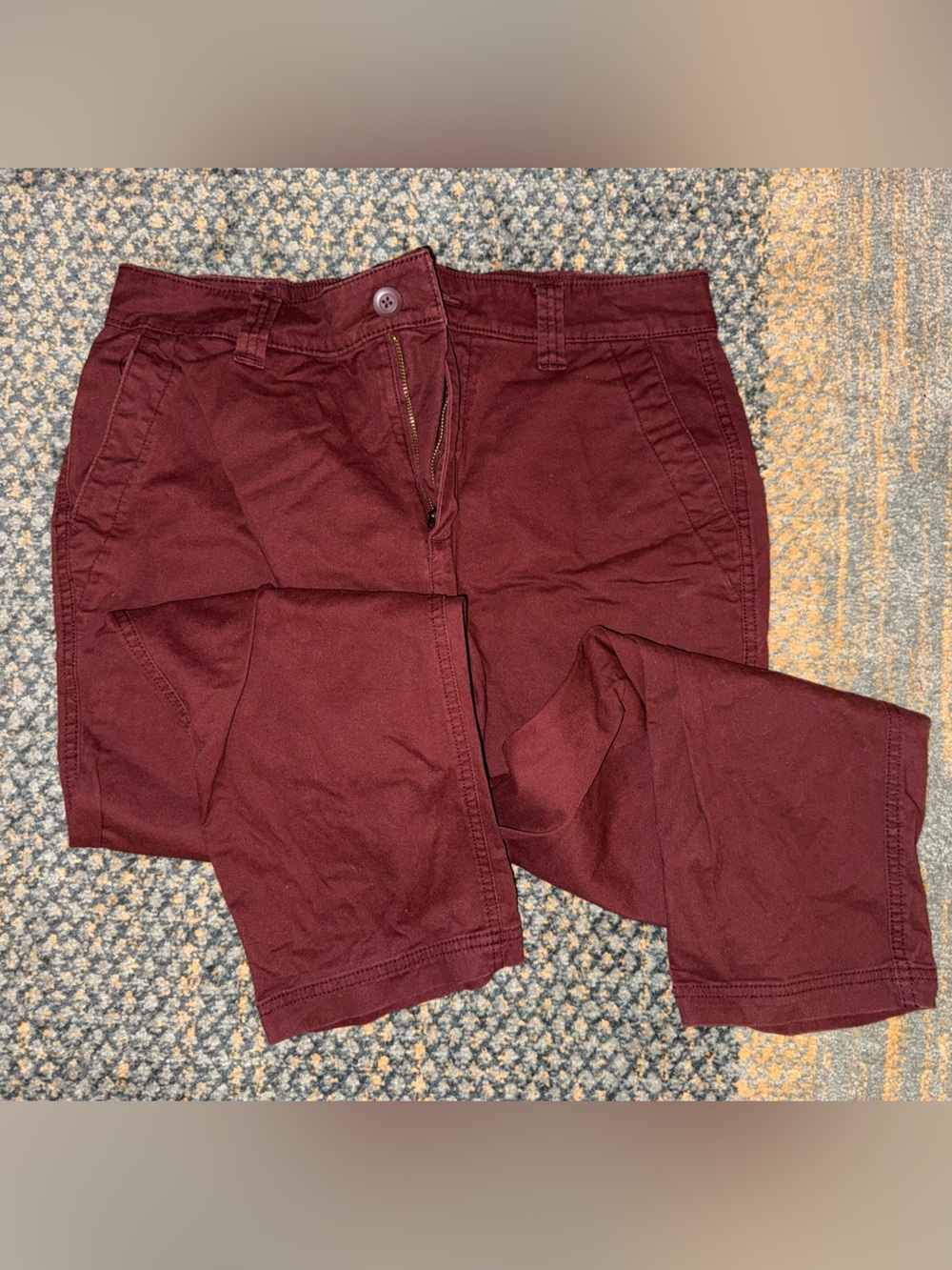 Brick Red Old Navy Chinos